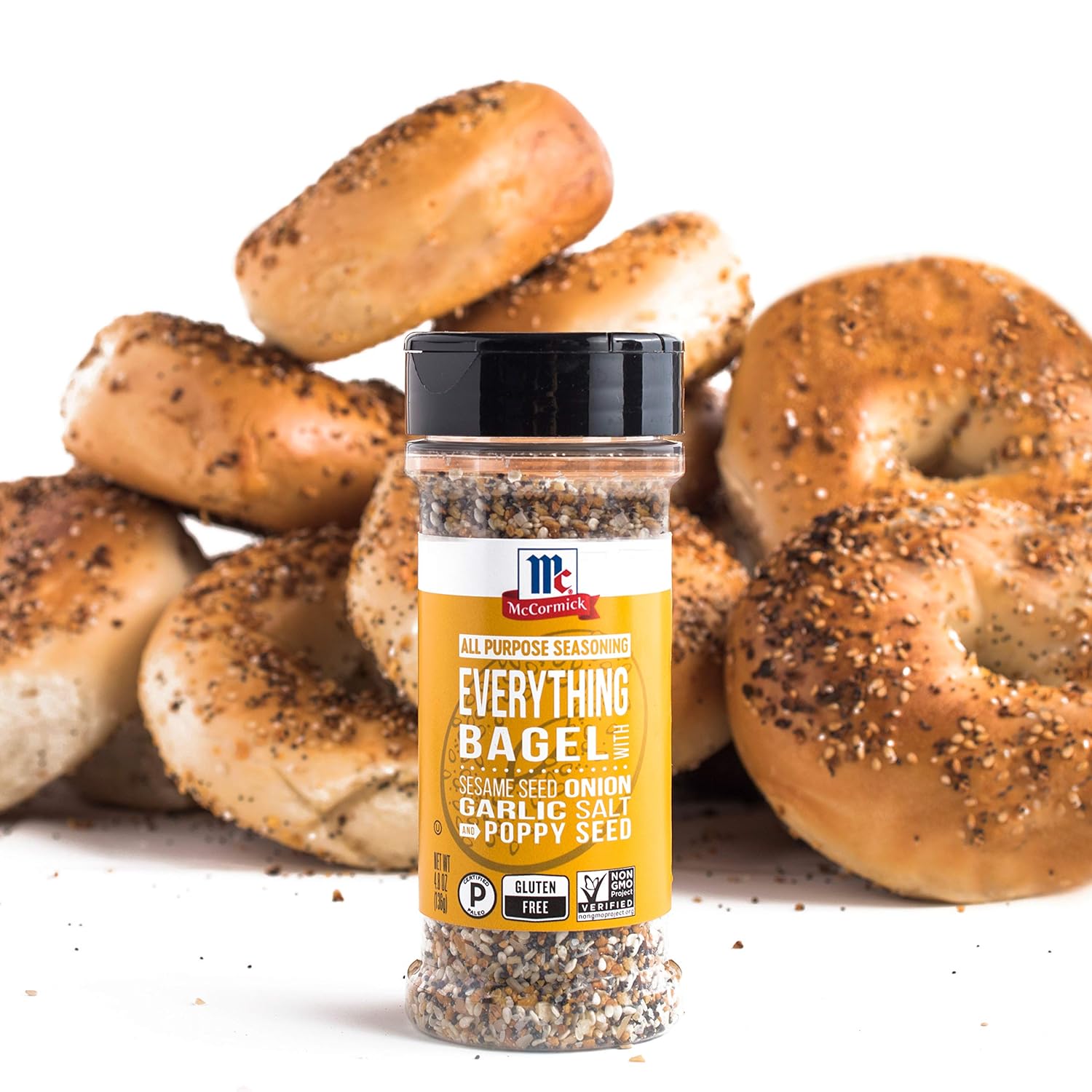 available in 4.8 oz and 14.3 oz shaker sizes to match usage frequency