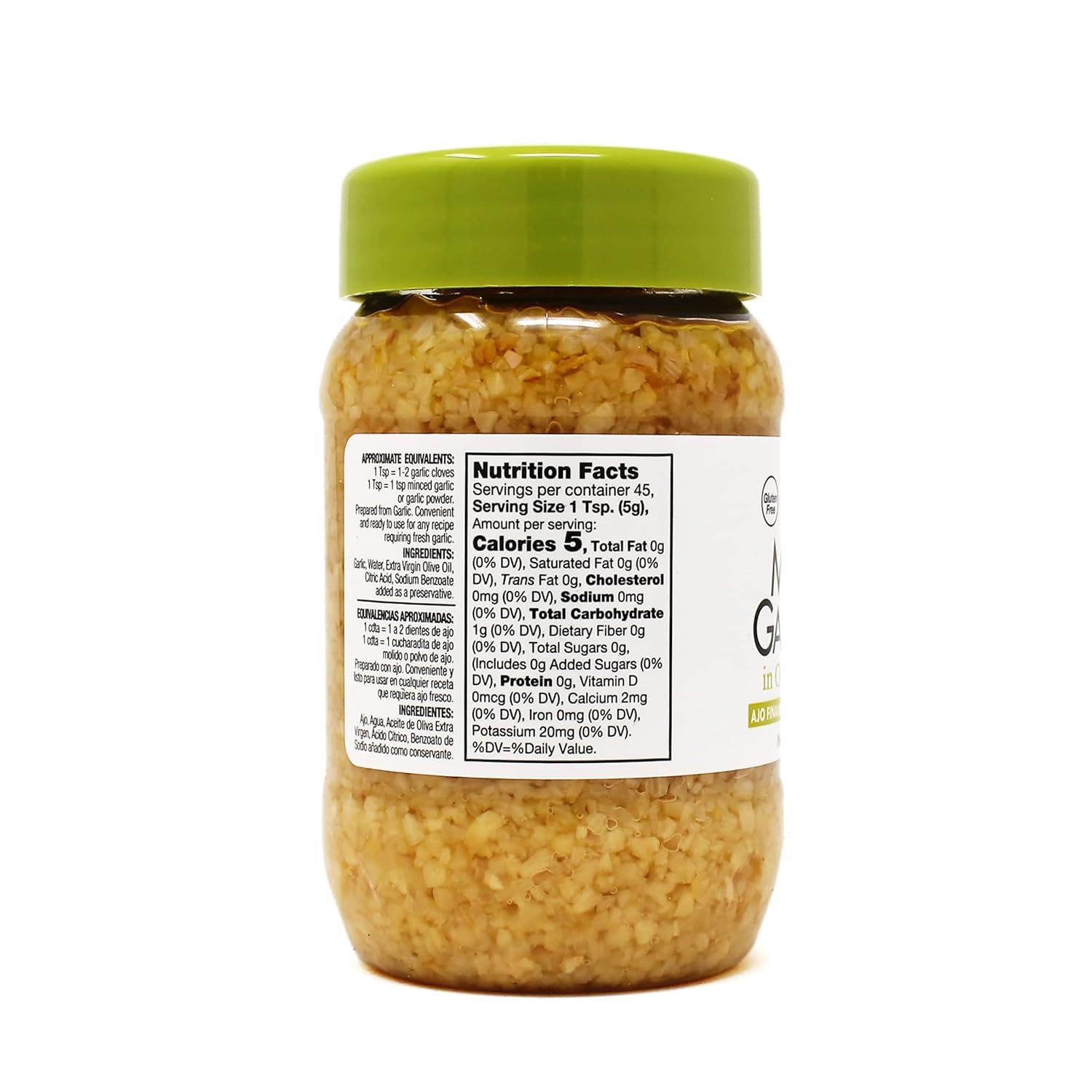 Badia Garlic 8 oz Jar – Convenient Aromatic for Lemon and ACV Cleanse Recipes