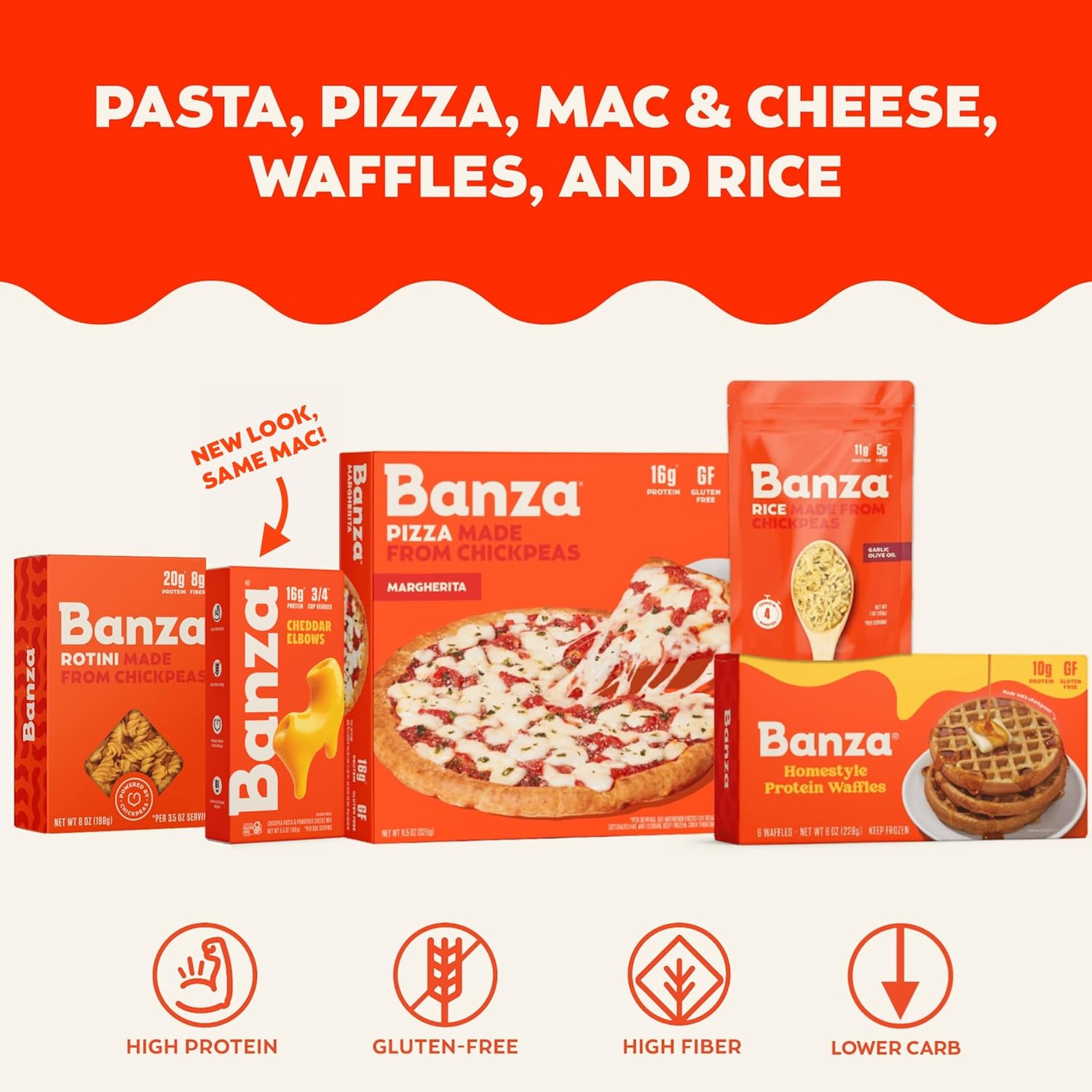 Banza Elbows & Classic Cheddar Mac and Cheese – Fast 8-Minute Desk Lunch for Busy Professionals and Remote Workers