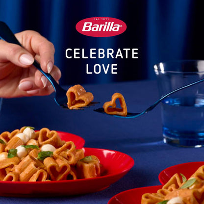 Barilla A Sign of Love Heart Pasta – Self-Care Dinner Ritual for Busy Parents, Cook Al Dente in 7-8 Minutes
