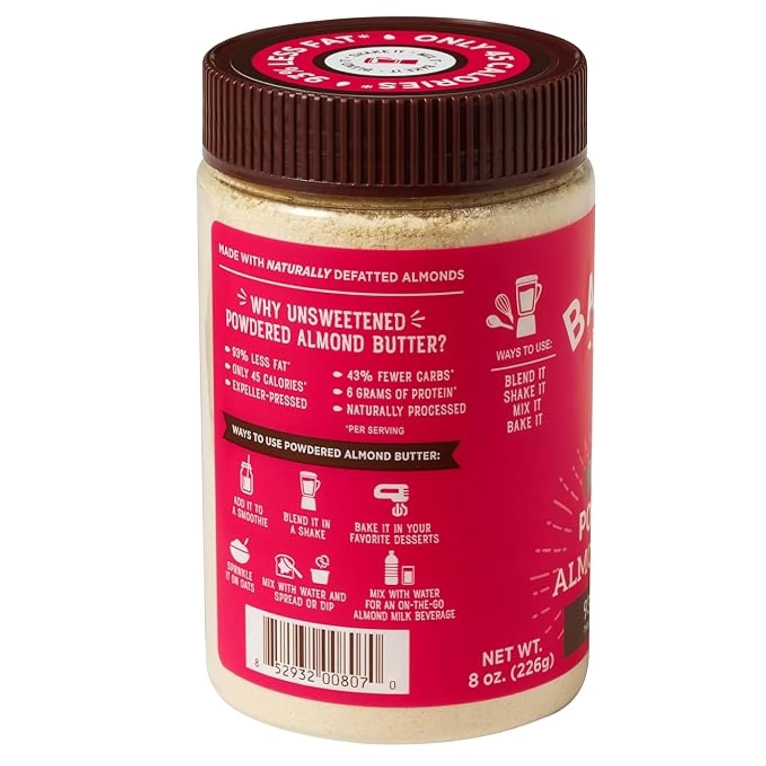 Barney Butter Almond Powder – Early Allergen Introduction, Sugar-Free Toddler Smoothie Mix-In
