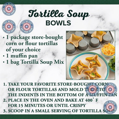 Bear Creek Tortilla Soup Mix – Compact Pantry Essential for Camp Kitchens and Outdoor Cooking