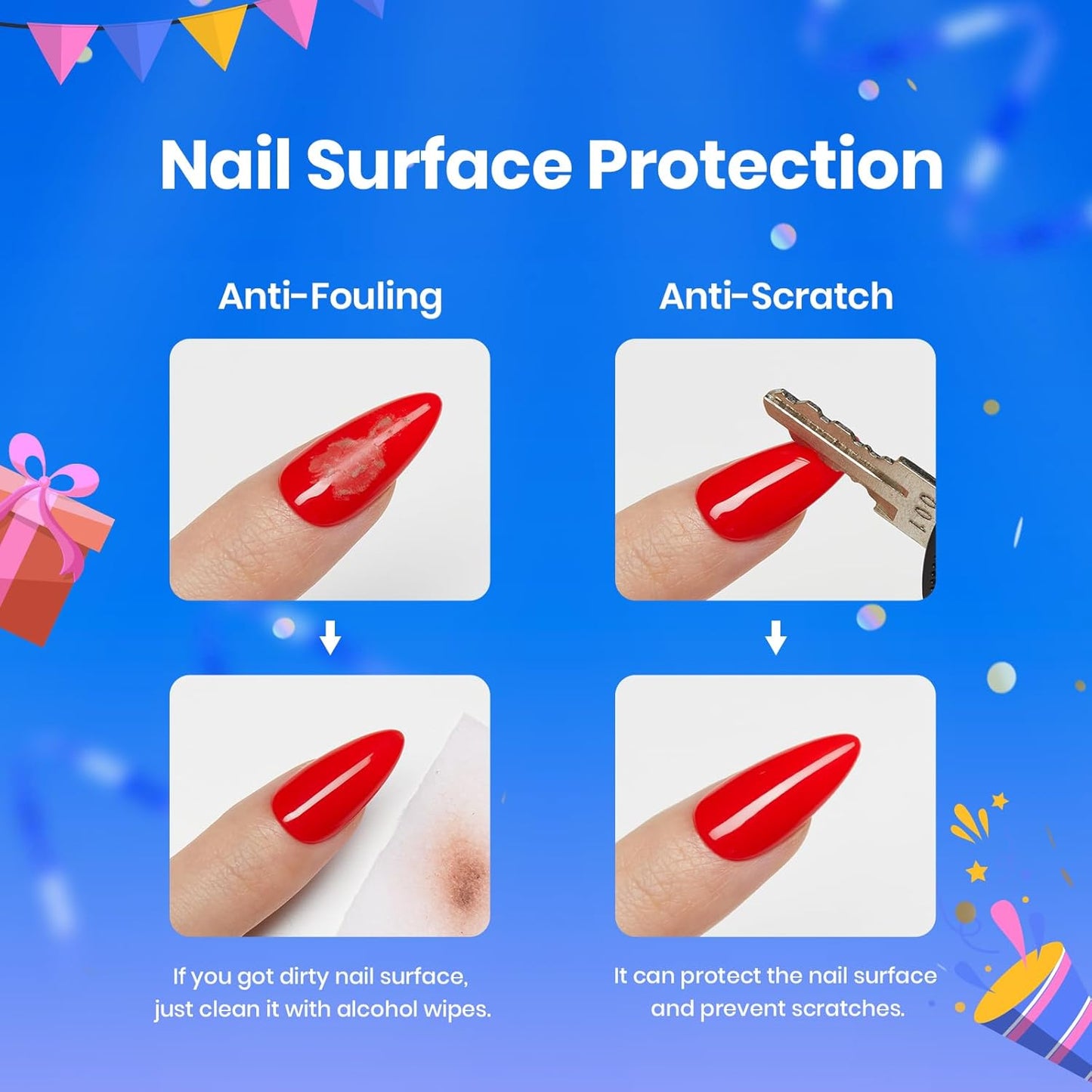Beetles White Gel Nail Polish Trio – Holiday Gift Set for Her, Base Coat No Wipe Top Coat and White Color in One Box