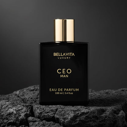 Bellavita Luxury CEO Man Eau de Parfum – Self-Care Cologne for Date Night and Relaxed Evenings, Eau de Parfum