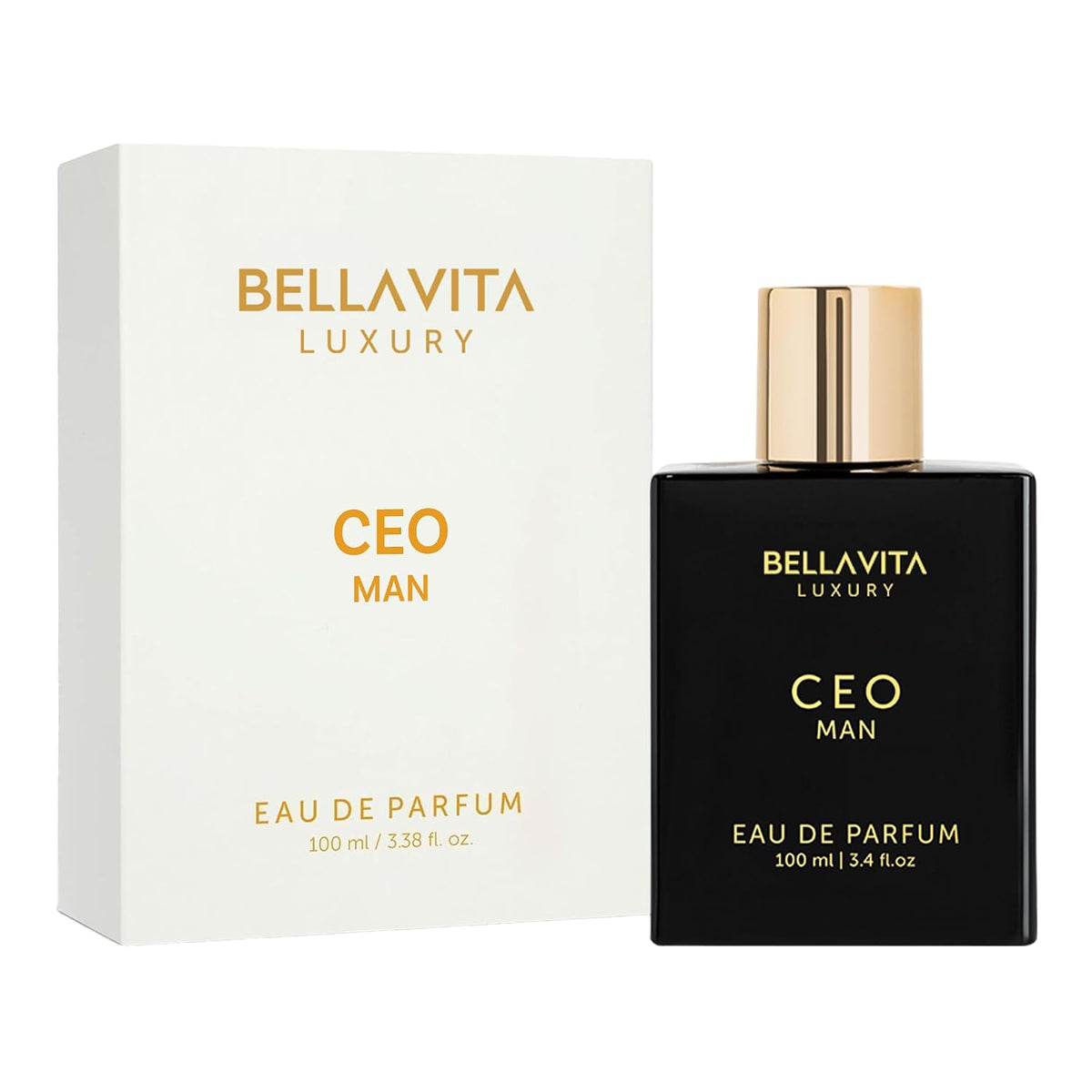 Bellavita Luxury CEO Man Eau de Parfum – Self-Care Cologne for Date Night and Relaxed Evenings, Eau de Parfum