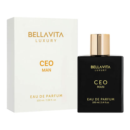 Bellavita Luxury CEO Man Eau de Parfum – Self-Care Cologne for Date Night and Relaxed Evenings, Eau de Parfum