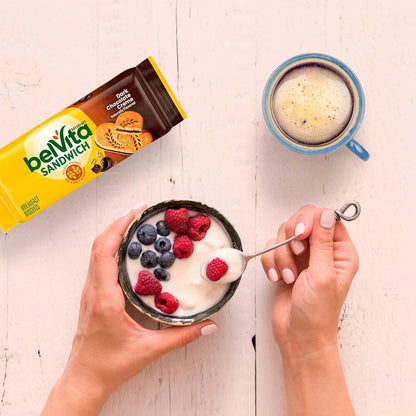belVita Breakfast Biscuit Sandwiches – Clean-Label Morning Treat for Busy School-Day Routines, 12-Pack