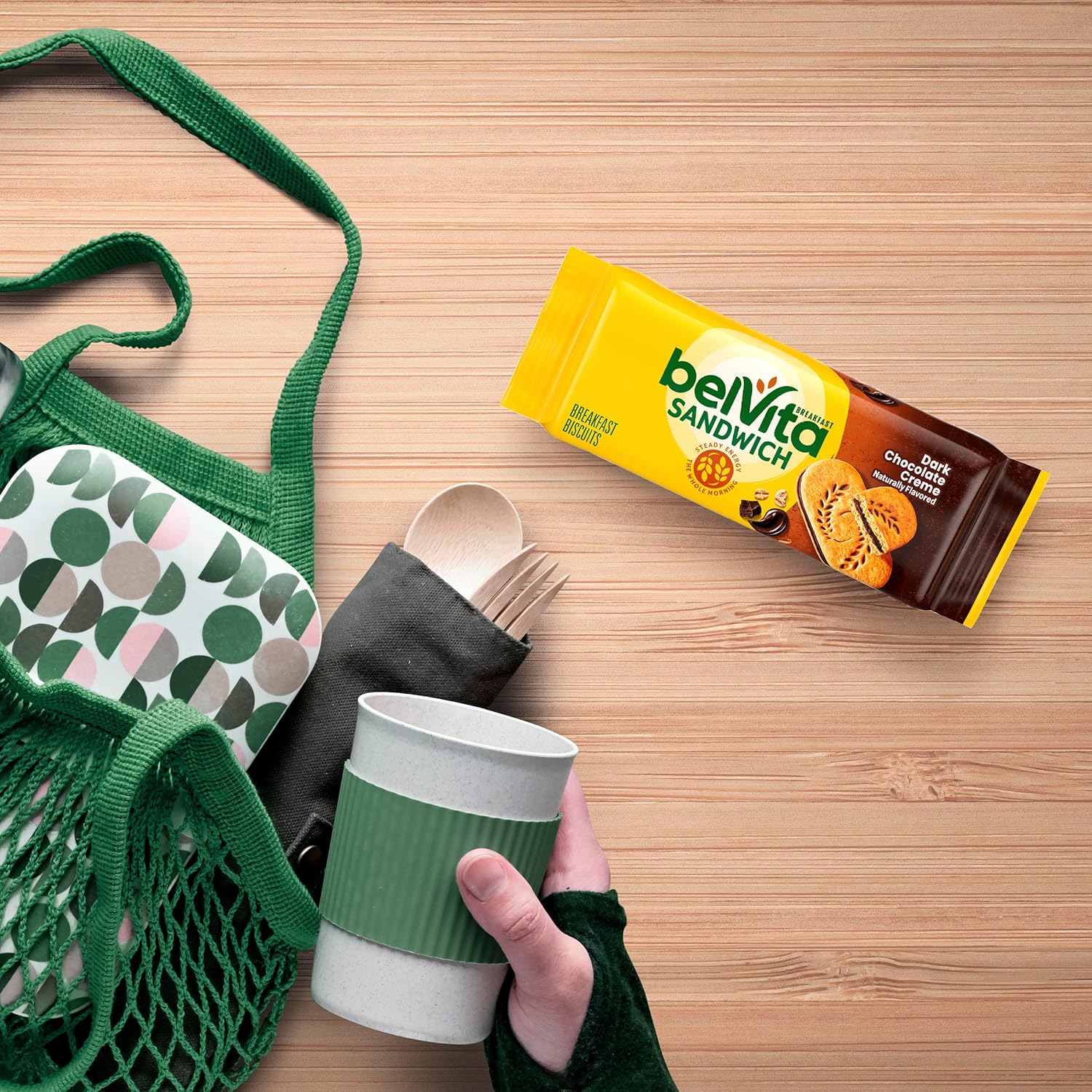 belVita Breakfast Biscuit Sandwiches – Clean-Label Morning Treat for Busy School-Day Routines, 12-Pack