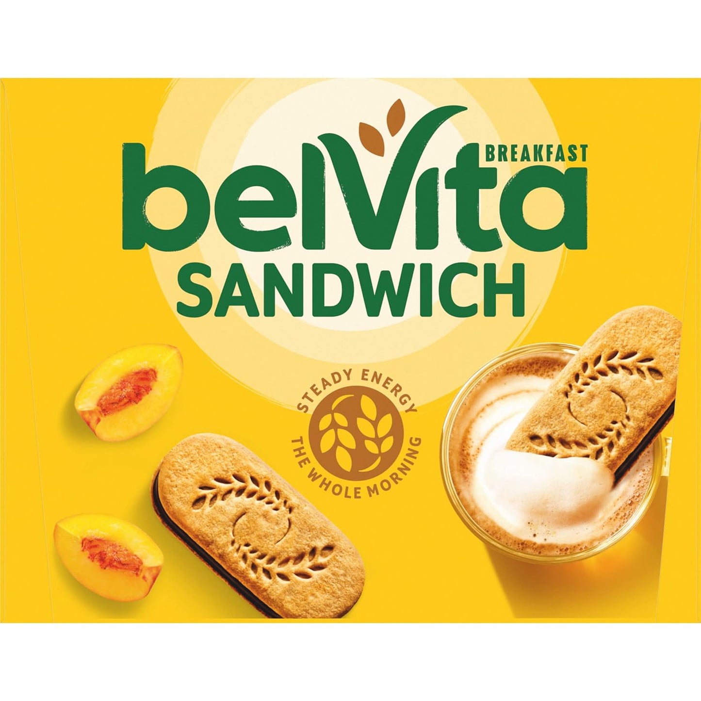 belVita Breakfast Biscuit Sandwiches – Clean-Label Morning Treat for Busy School-Day Routines, 12-Pack