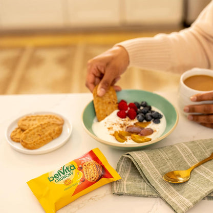 belVita Cranberry Orange Breakfast Biscuits – Less-Waste Bulk Box for Intentional Grocery Shopping, 14.08 oz Value Pack