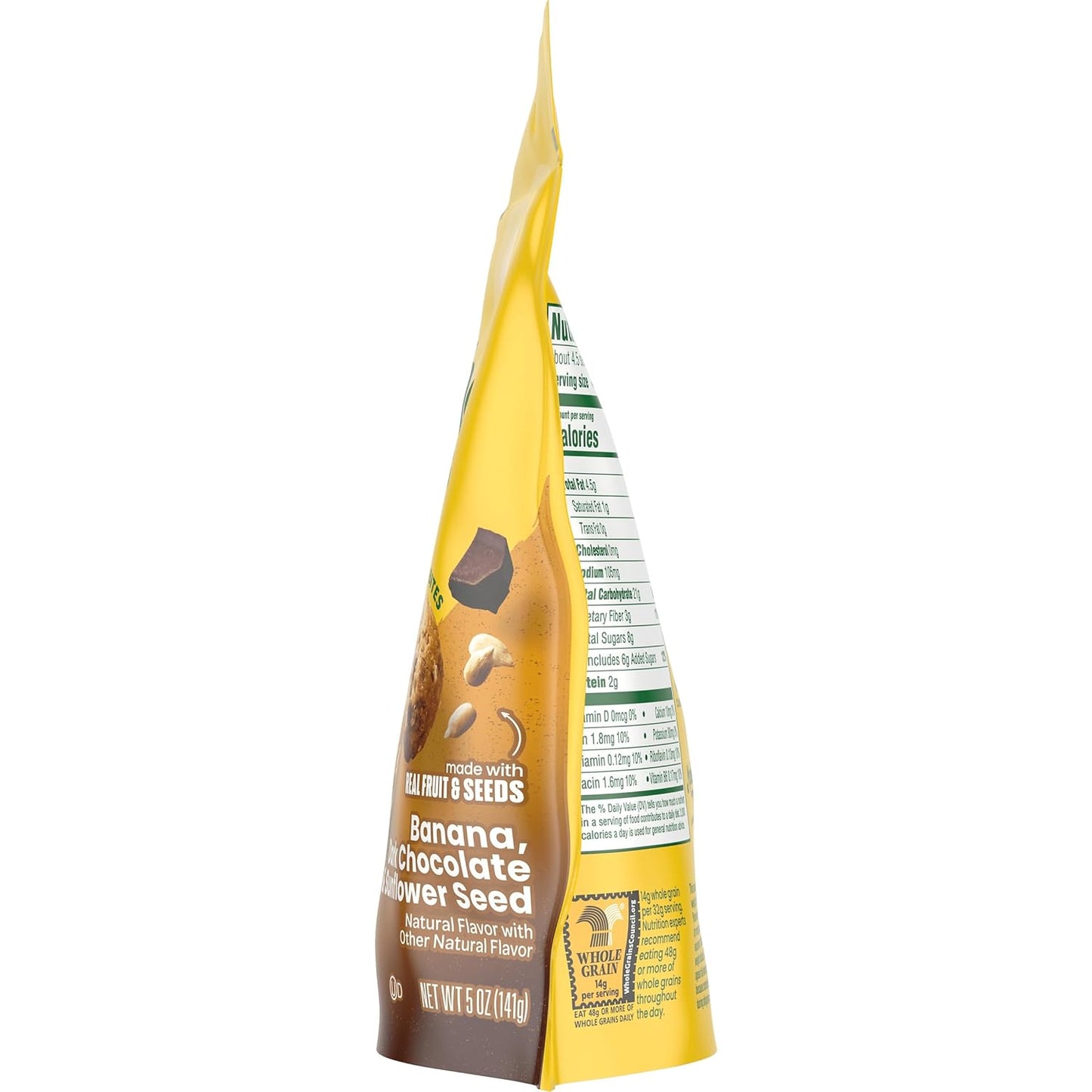 belVita Energy Snack Bites Banana Chocolate – Breastfeeding Mom Snack with Sunflower Seed and Whole Grain, 5 oz