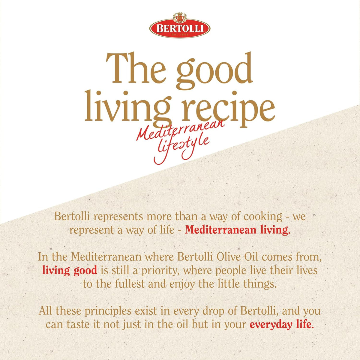 Bertolli Extra Virgin Olive Oil Rich Taste 32 fl oz – Gourmet Finishing Oil for Luxury Mediterranean Dining