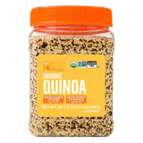BetterBody Foods Organic Tri-Color Quinoa – Low-Glycemic Rice Swap for Clean Eating Plans, 48 oz