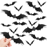 MidnightCove Bendable Bat Stickers – Spooky Aesthetic Accent for Front Porch and Entryway Walls
