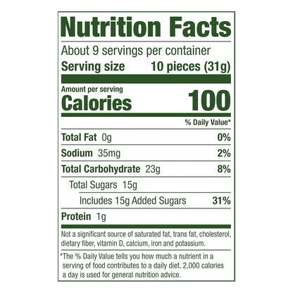Black Forest Gummy Bears On-the-Go Candy - Resealable Bag of Real Fruit Gummies for Travel and Hiking, 10 oz Single