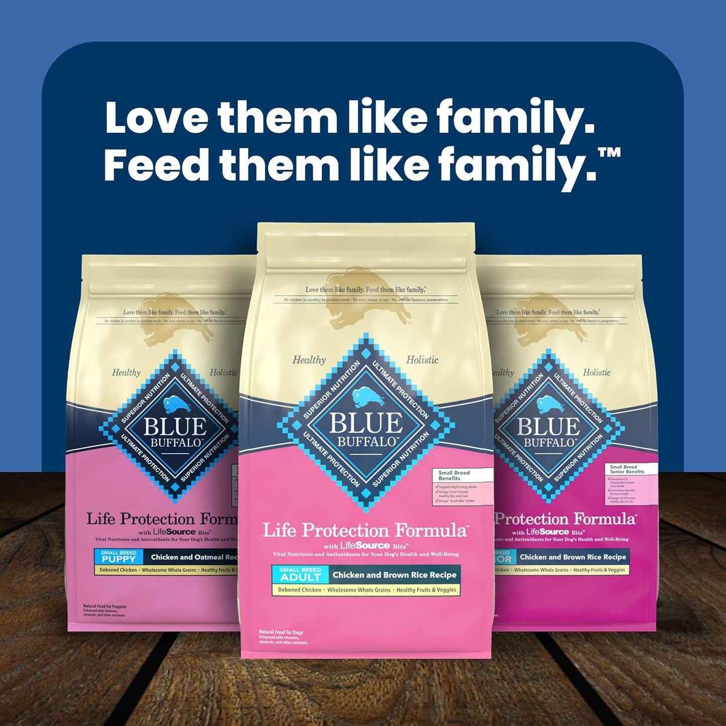 Blue Buffalo Life Protection Formula – Vet-Formulated Small Breed Adult Food with Whole Grains and No Fillers for Safer Daily Feeding