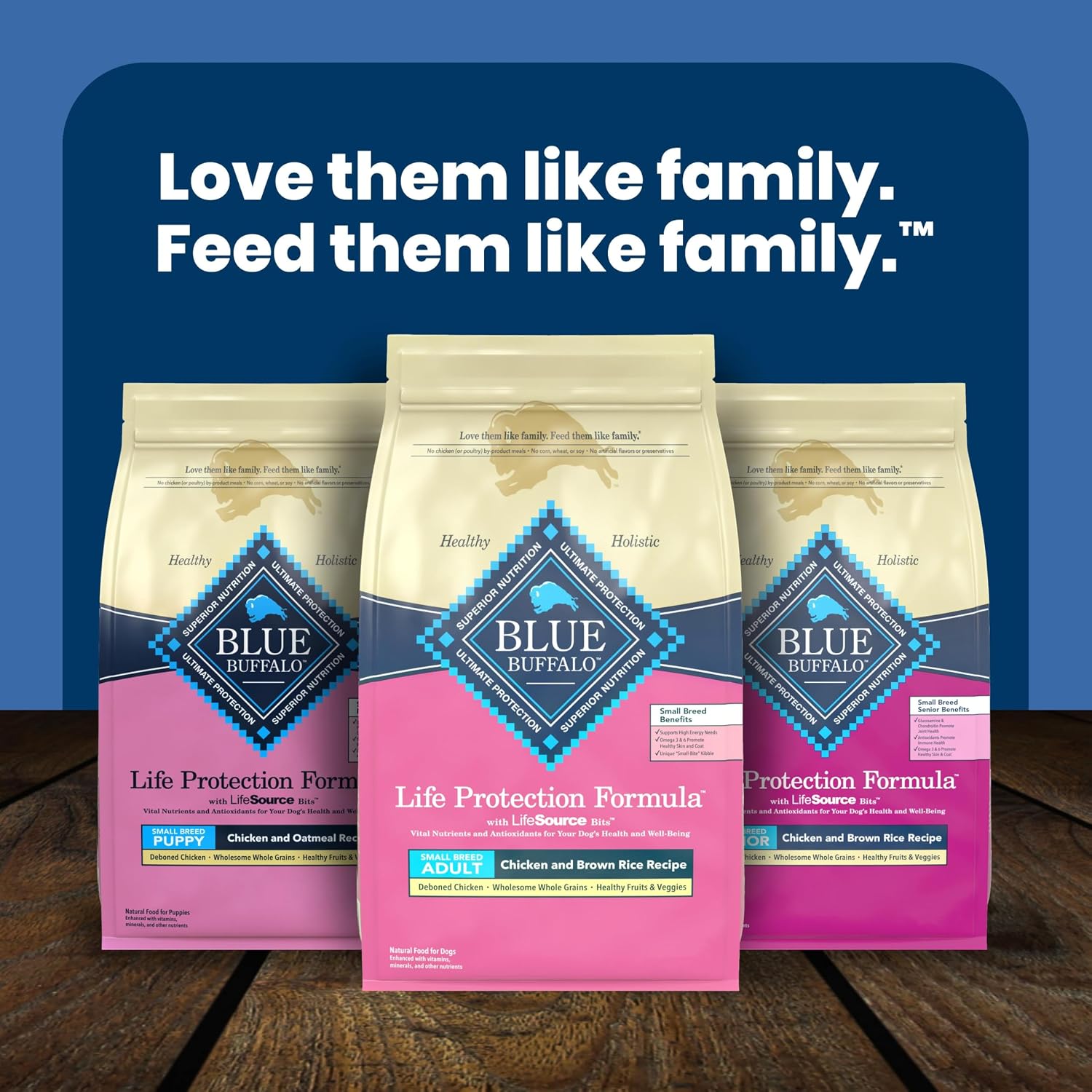Blue Buffalo Life Protection Formula – Vet-Formulated Small Breed Adult Food with Whole Grains and No Fillers for Safer Daily Feeding