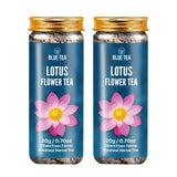 Blue Tea Lotus Flower Tea - 1.40 Oz - 20 Cups | Housewarming & Holiday Present | Ethically Sourced Caffeine-Free Flower Blend
