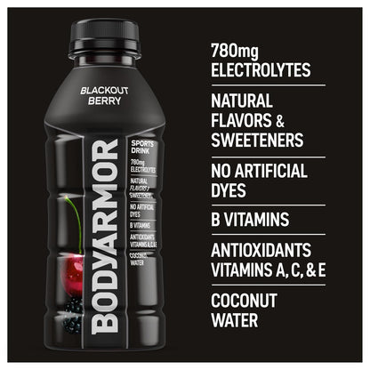 BODYARMOR Coconut Water Beverage – Lunchbox-Friendly Drink for Teen Athletes and School Practice Days