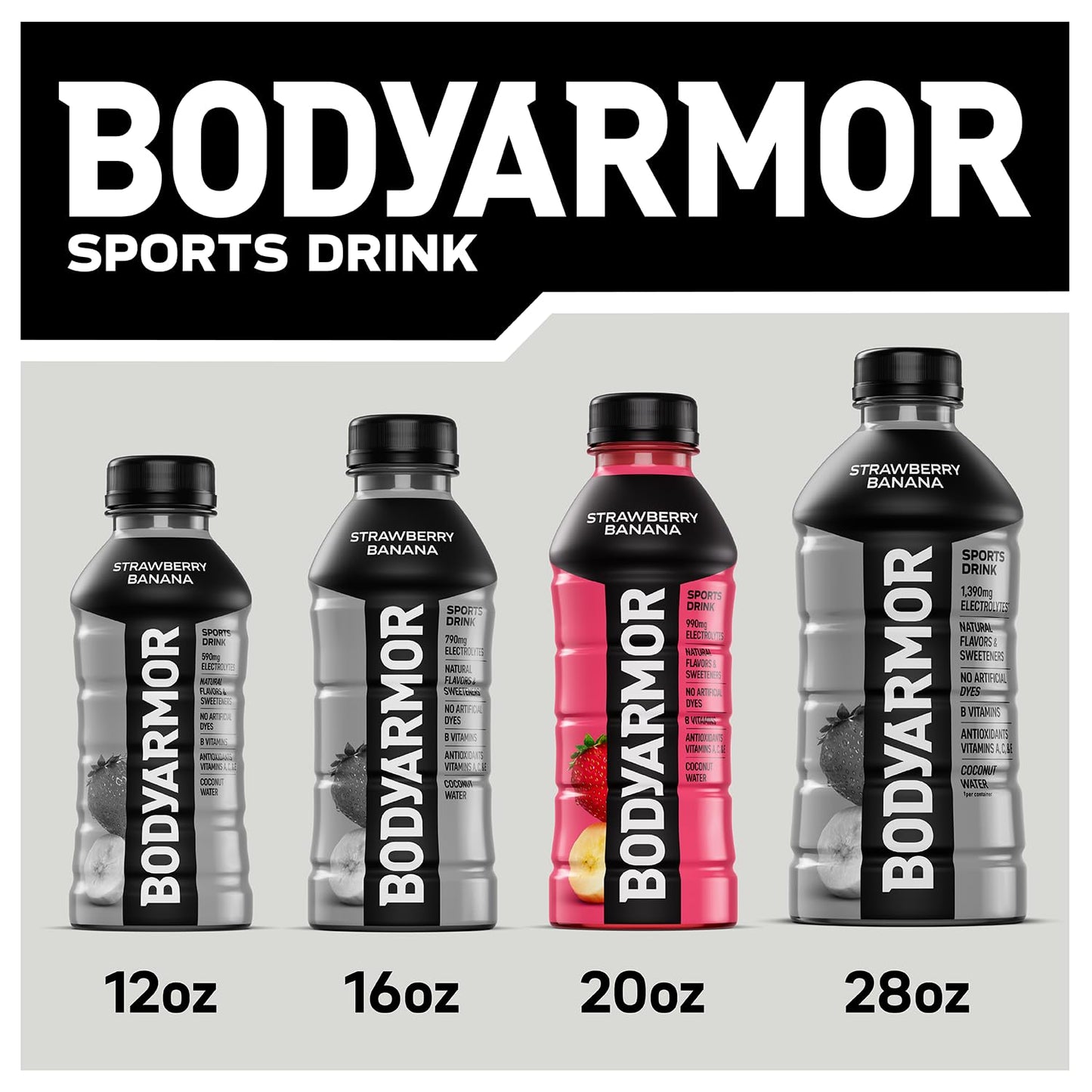 BODYARMOR Hydration Drink – Field Ready Electrolyte Supply for State Road Workers, Heat-Resistant Coconut Water Pack