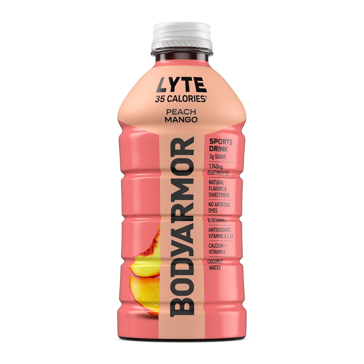 BODYARMOR LYTE Lightweight Coconut Water Drink for Outdoor Sports Fields and Running Routes, 28 Fl Oz Bottles (15 Pack)