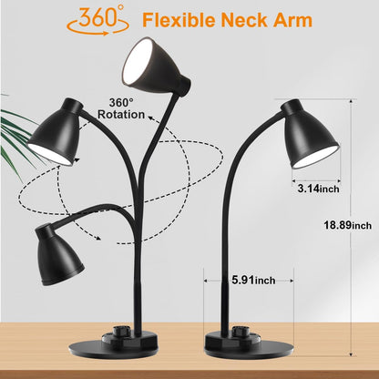 BOHON Bedside Desk Lamp with Warm Light Mode – Partner-Friendly Reading Light for Restful Sleep Routine