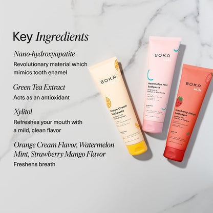 Boka Toothpaste with Nano Hydroxyapatite – Daily Wellness Habit Builder for Healthy Family Smiles