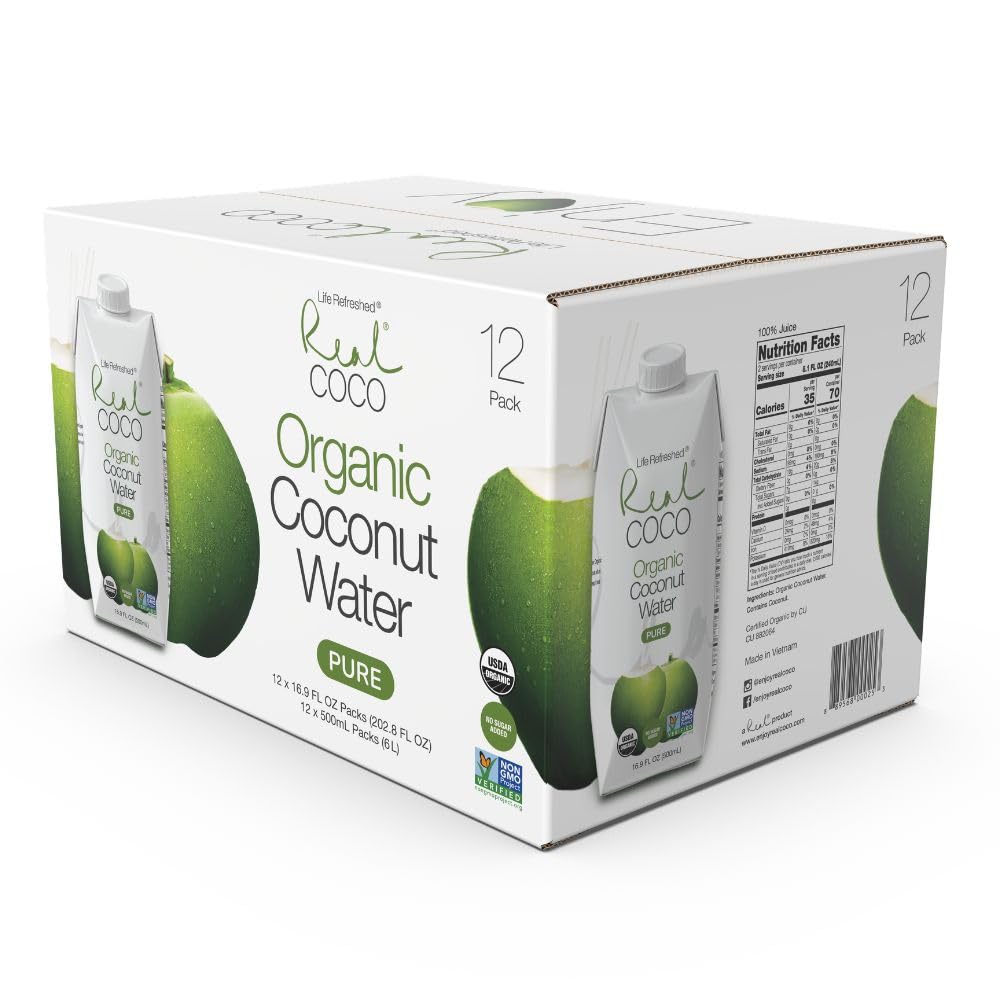 bottled within hours of cracking at source in southeast asia for minimal processing