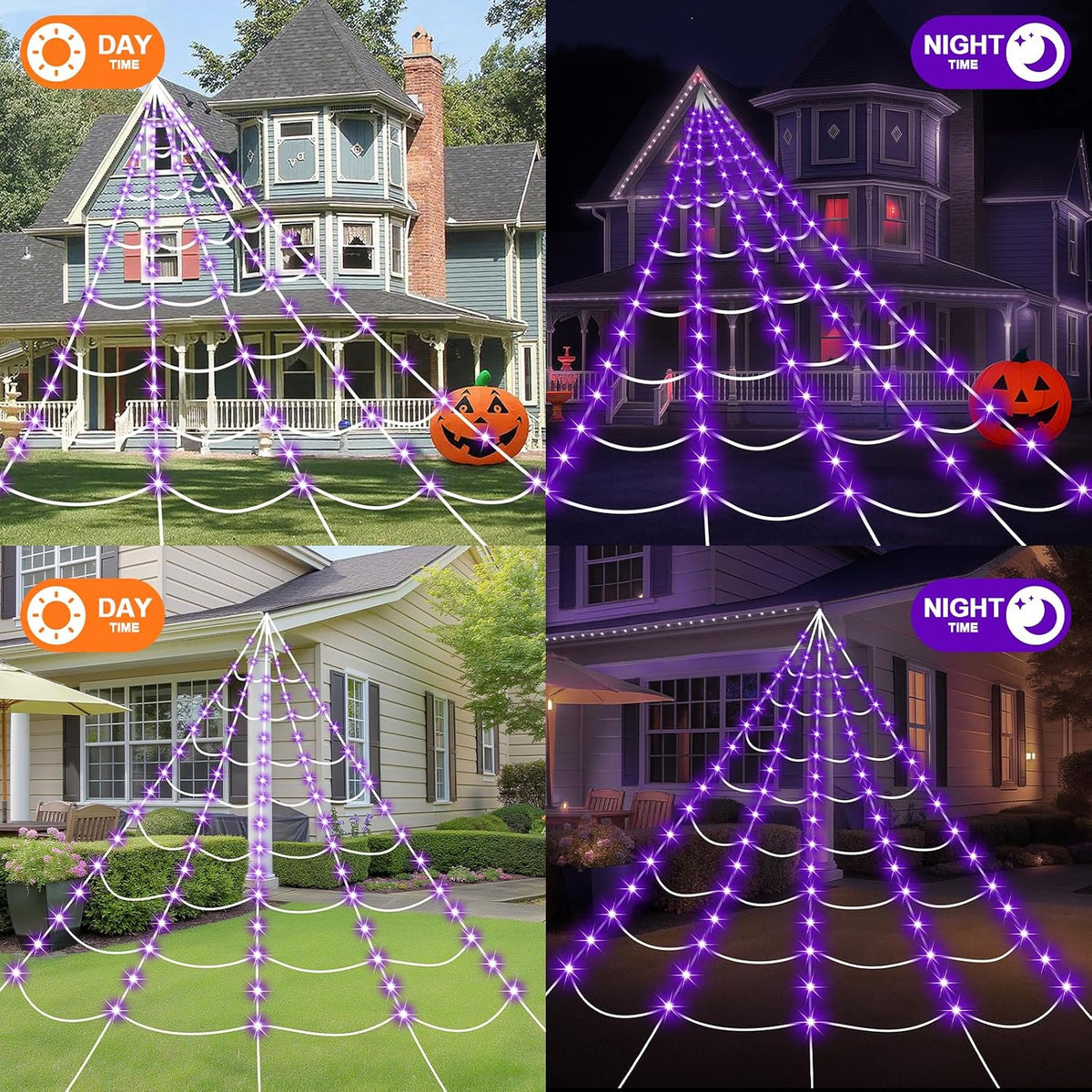 [Brand] Halloween Spider Prop and Web Lights – Premium Seasonal Gift Box for Decorators and Halloween Enthusiasts
