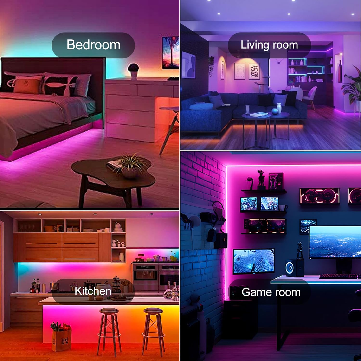 [Brand] LED Strip Lights with Remote and App – Christmas and Valentine Day Gift for Her and Him