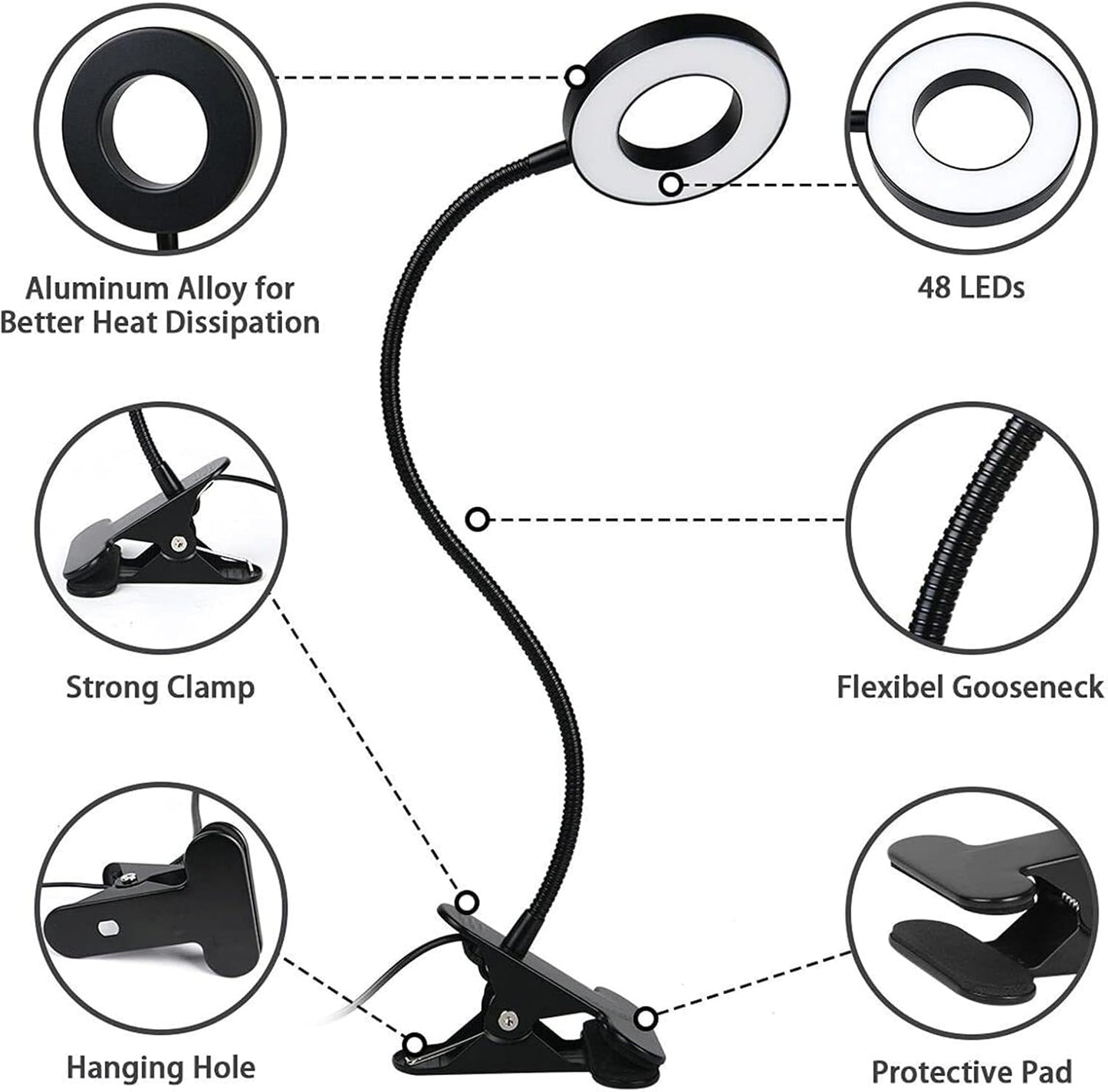 [Brand Name] Book Light for Bed – Holiday Gift for Readers, Warm and Cool Light Modes USB Powered
