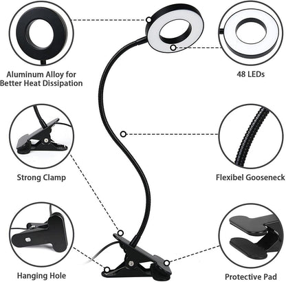 [Brand Name] Book Light for Bed – Holiday Gift for Readers, Warm and Cool Light Modes USB Powered