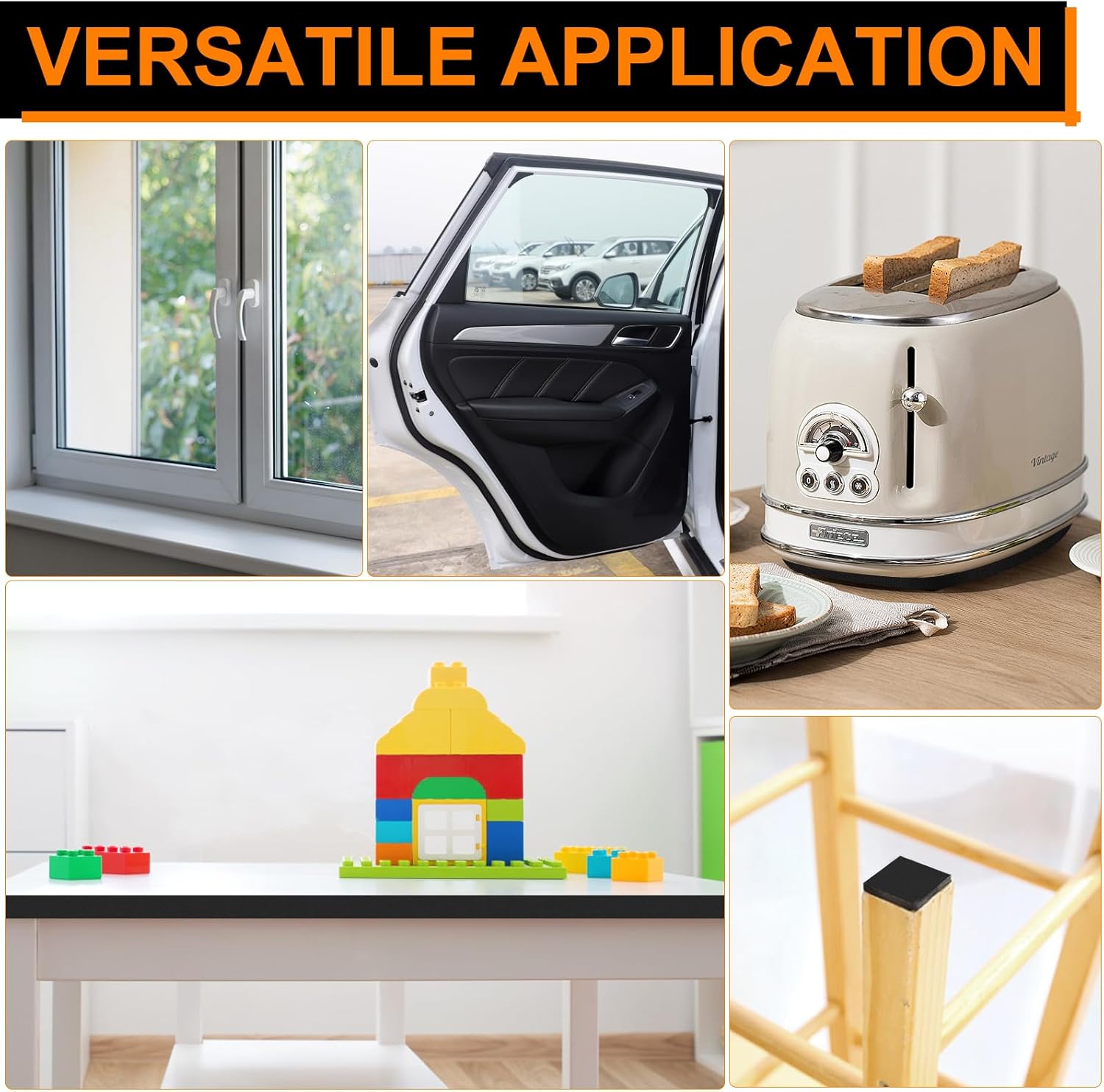 [Brand Name] Weatherstripping Tape – Neutral, Slim-Line Door Frame Seal for Intentional, Minimalist Interiors