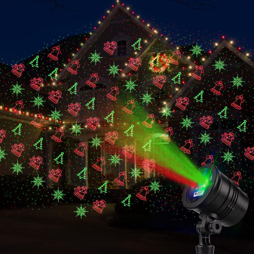 [Brand] Outdoor Holiday Projector – Stake-Mount Laser Light for Lawn, Patio & Open-Air Events