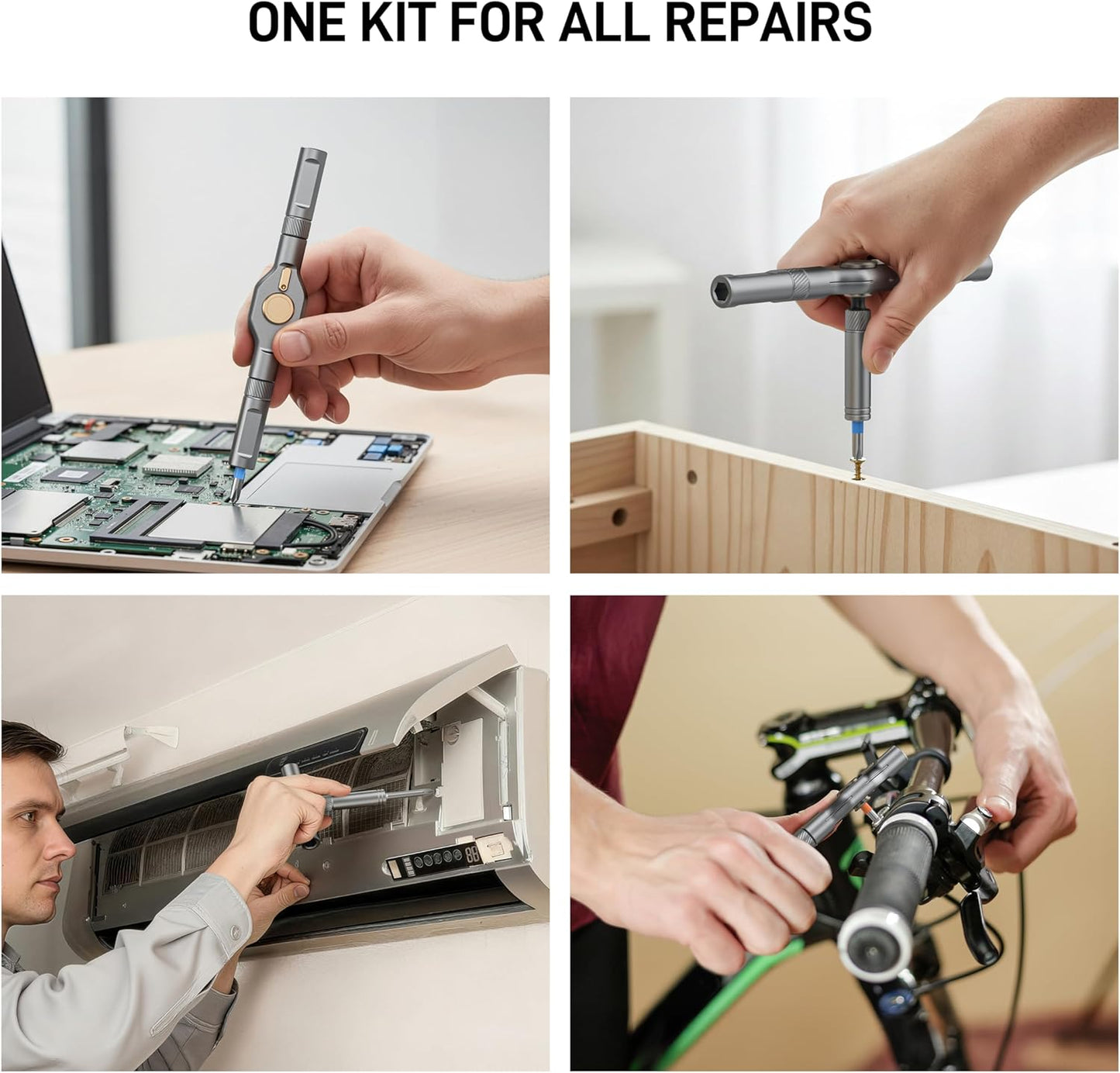 [Brand] Precision Screwdriver Kit with 42 Bits – Unique Holiday Gift for Tech Lovers, Fathers, and Husbands
