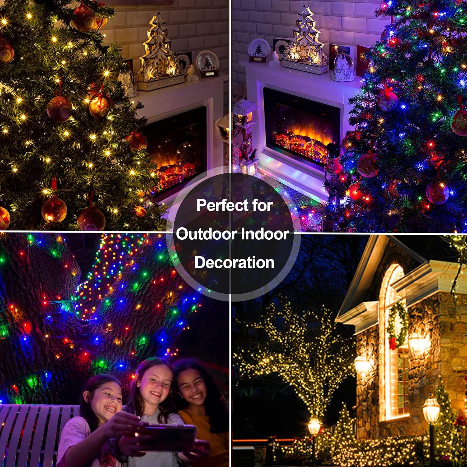 Brightever Cordless Twinkle Lights 33Ft Battery Powered Cool to Touch LED Strand for Nursery, Staircase & Pet Area Lighting