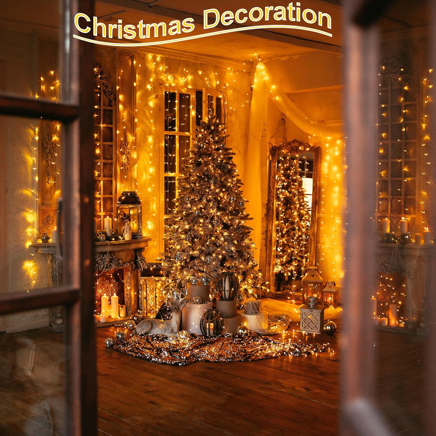 Brightever LED Fairy Lights 4-Pack – Cool-to-Touch Battery Operated Lights for Nurseries and Senior Living Spaces