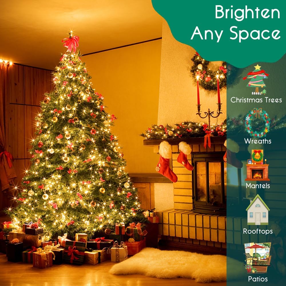 Brightever Warm White Fairy Lights – Cozy Birthday Gift for Her, Ready to Gift