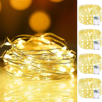 Brightown Battery Operated String Lights – Kids Playroom, Bunk Bed Canopy & Reading Fort Lighting No Flame