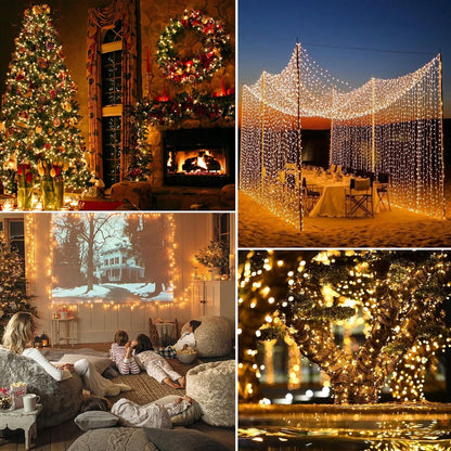 Brightown Mini String Lights Gift Set 14ft - Housewarming Present for Friends & Family, Warm White Plug-in Holiday Lights