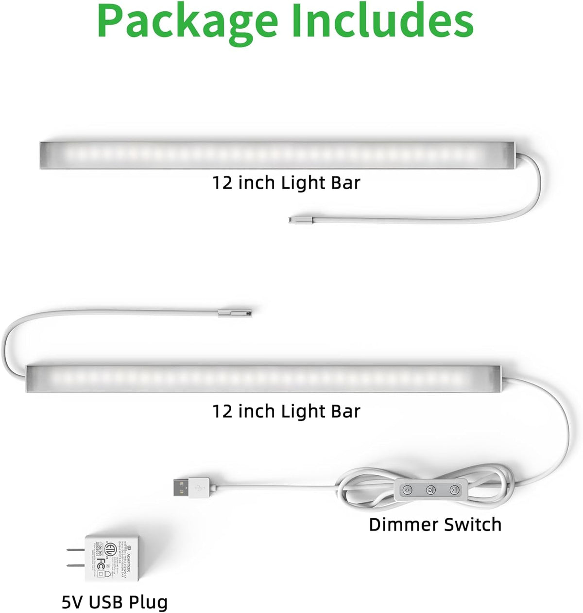 BRIGHTWILL Smart Plug Compatible LED Bar – Timer Controlled Cabinet Light for Safer Overnight and Nursery Use