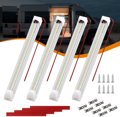 Briidea 108-LED Light Strip – Picnic Table & Awning Lighting, Battery-Powered Outdoor Bar Fixture
