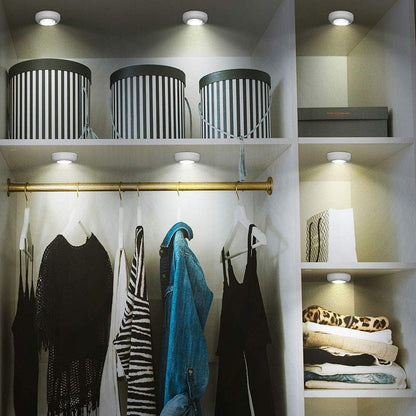 Brilliant Evolution Tap Light Bundle – Cozy Wall-Mounted Mood Lighting for Coffee Stations and Wall Units