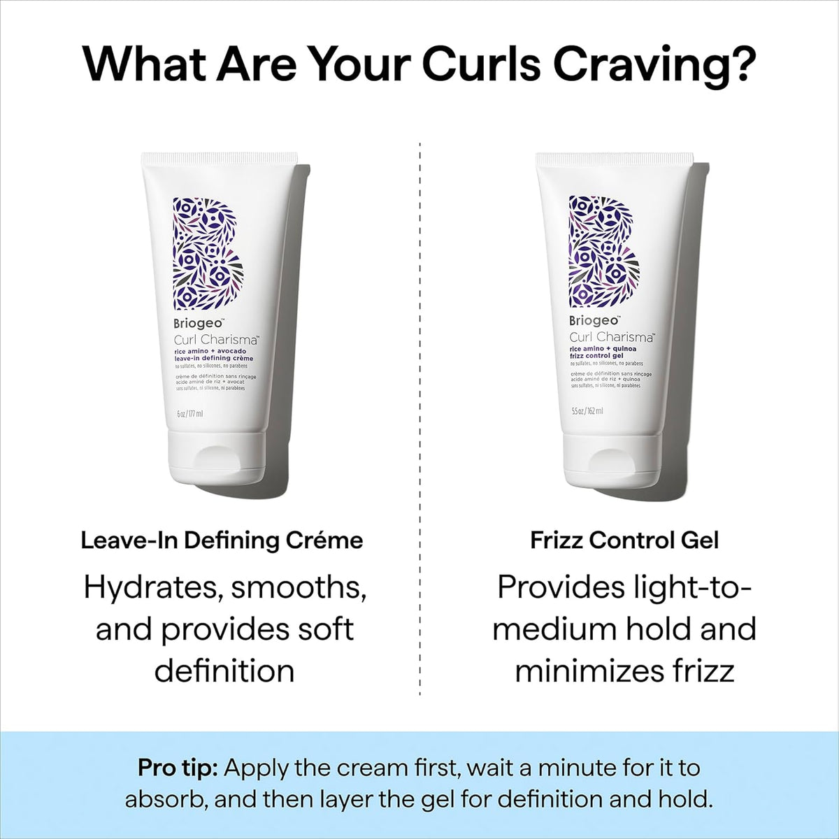 Briogeo Curl Charisma Rice Amino + Avocado Leave-In Defining Crème | Thoughtful Birthday Gift for the Curly-Haired Friend