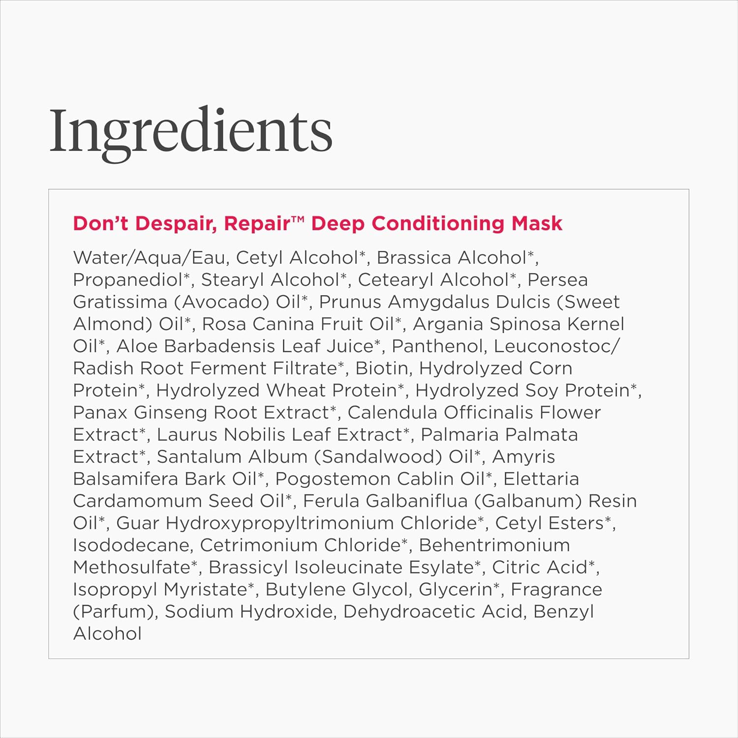 Briogeo Don't Despair, Repair! Deep Conditioning Mask – Mother's Day Pampering Gift for Curly and Color-Treated Hair