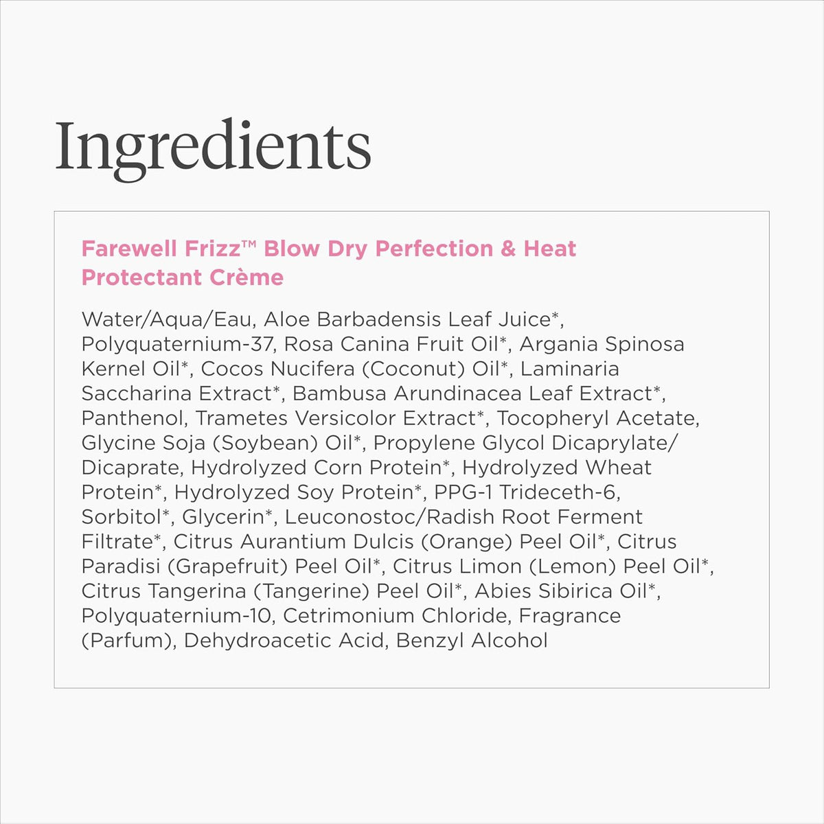 Briogeo Farewell Frizz Blow Dry Perfection Crème – Streamlined Vanity Essential, One-Step Frizz and Heat Solution