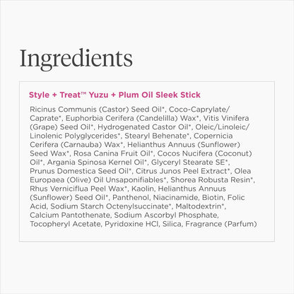 Briogeo Style + Treat Hair Styling Sleek Stick – Vegan Bedtime Ritual Balm for Smoothing Baby Hairs Before a Relaxing Evening