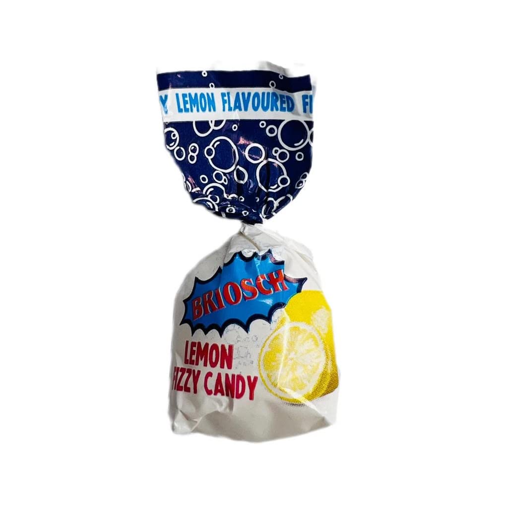 Brioschi Effervescent Lemon Italian Candy – Thoughtful Housewarming and Birthday Gift for Candy Lovers