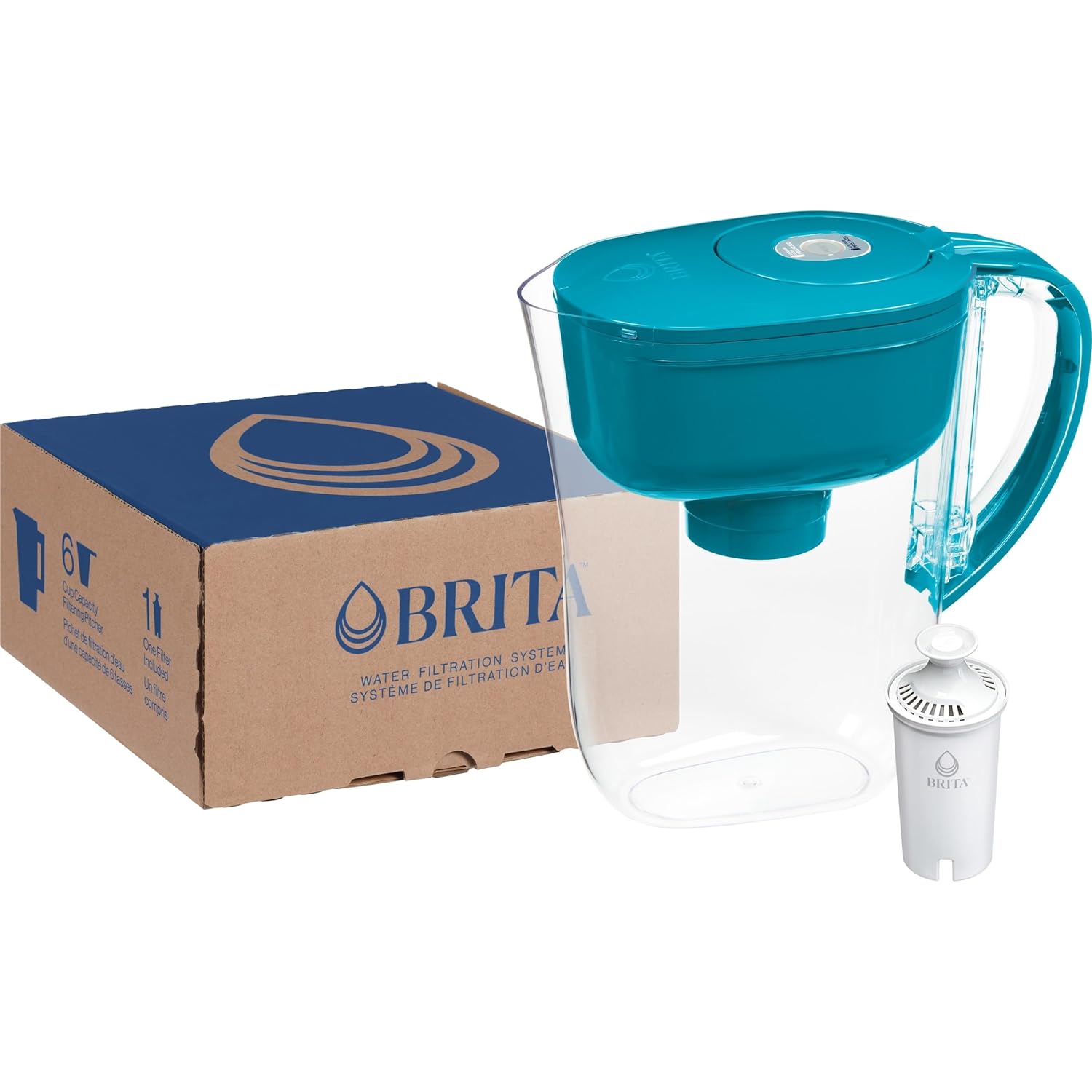 Brita Metro Pitcher – Easy-Refill Filtered Water for Long Study Sessions