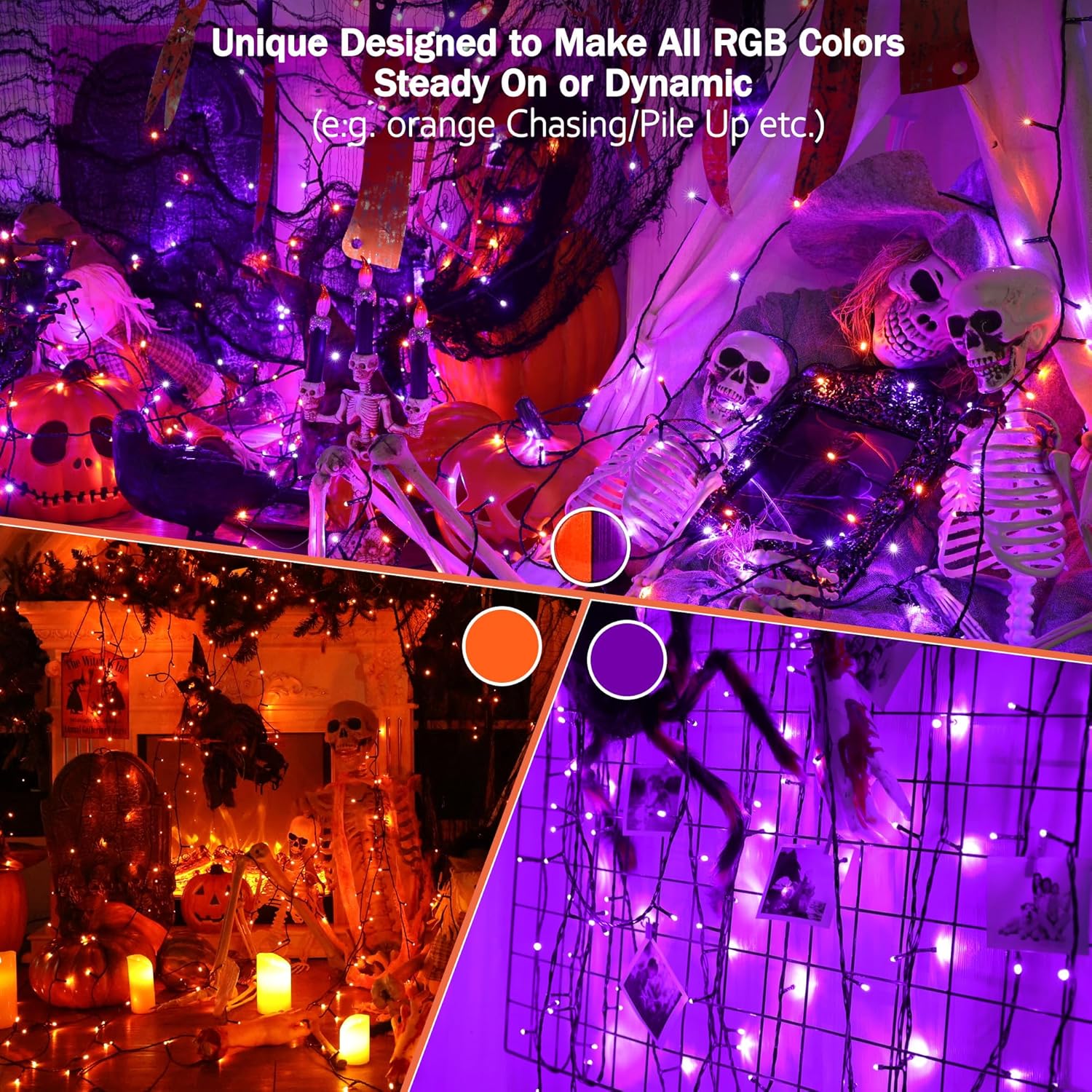BrizLabs USB Fairy Lights – Intentional Living Space Lighting with Single Color Mode and Timer